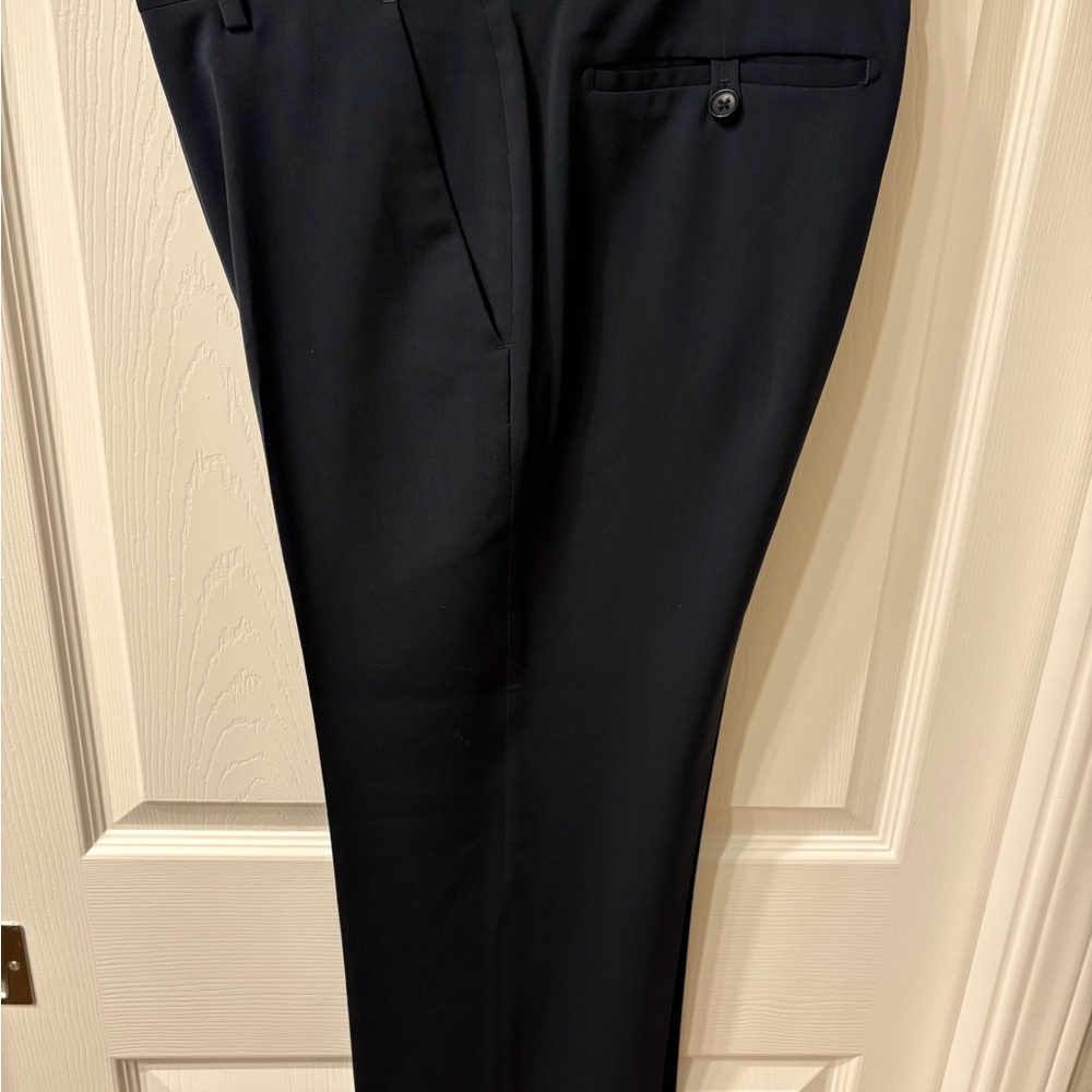 Banana Republic Dark Blue Slim Wool Trousers size 31 waist